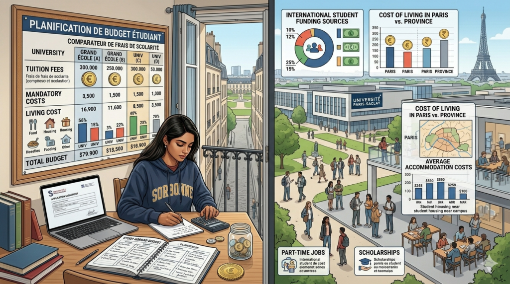 Cost of Studying in France for Indian Students