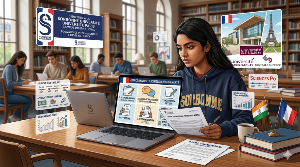 France Universities Without IELTS for Indian Students