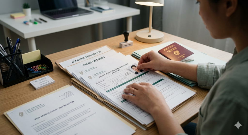 Ireland student visa cost and application process for Indian students