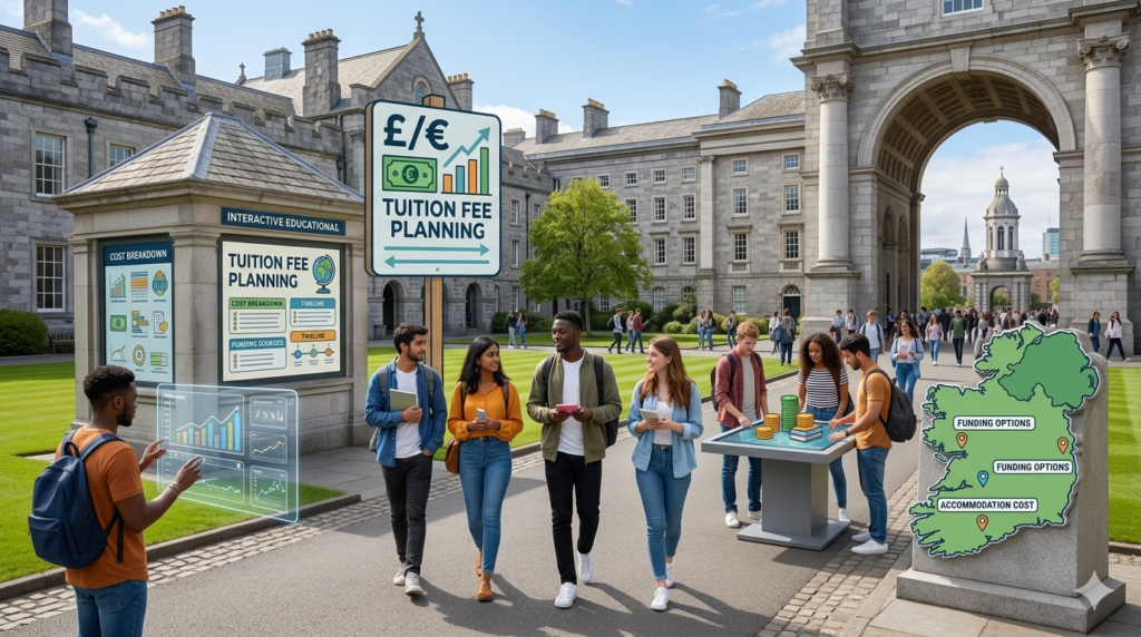 Ireland university tuition fees for international students in 2027