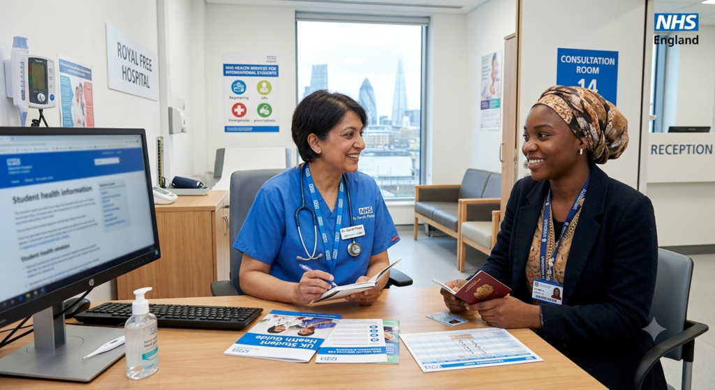 NHS healthcare benefits for international students