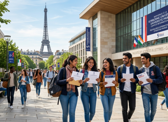 Study in France Without IELTS for Indian Students 2027