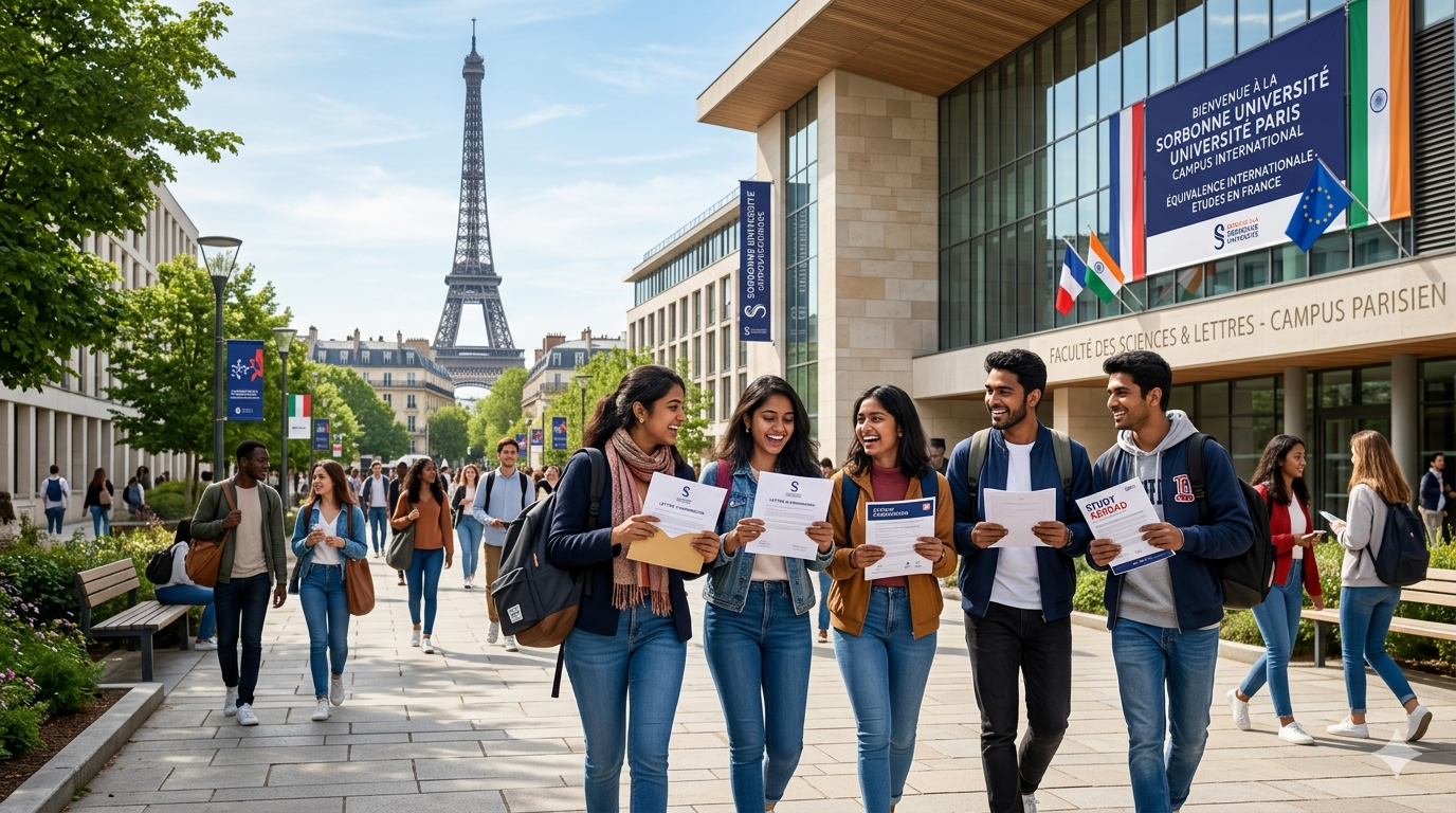 Study in France Without IELTS for Indian Students 2027