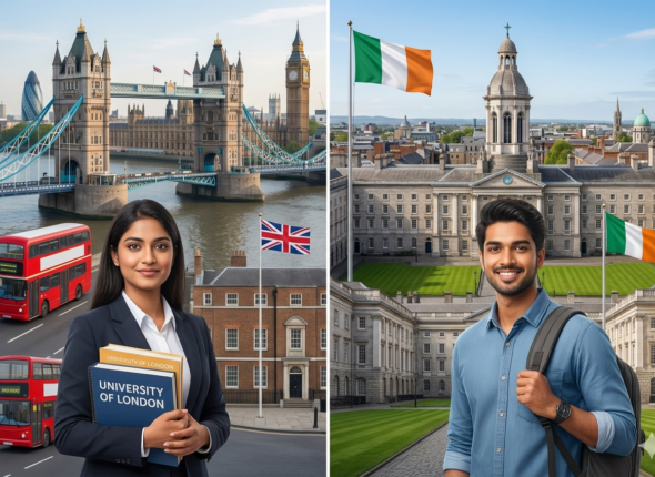 UK vs Ireland for Indian Students 2027 comparison guide