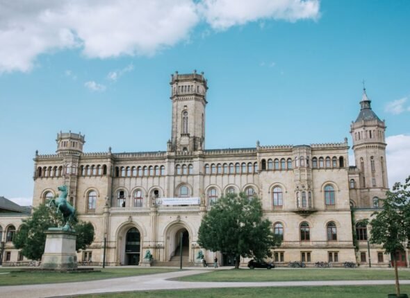 Historic main building of Leibniz University in Hannover, Germany